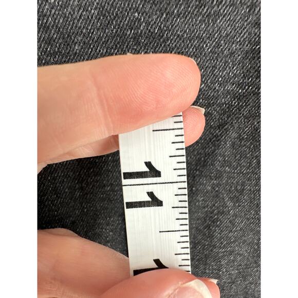 Abercrombie Fitch Jeans Womens 28 6 Short Black Ankle Straight Ultra High Rise - Picture 7 of 8